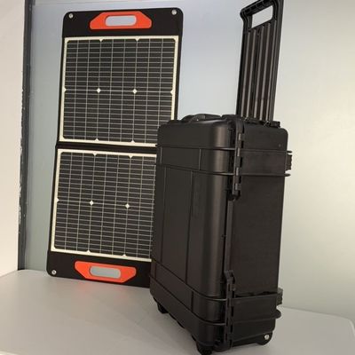 3000W tragbares Solarkraftwerk mit hoher Leistung und großer Kapazität in Schwarz