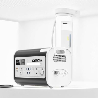 2000 Watt Solargenerator mit Multifunktions-Ausgangsanschluss und LED-Beleuchtungsbandanzeige