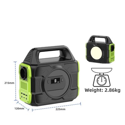 Anpassungsfähiger Farbton 300 W Portabler Solargenerator mit abnehmbarer Batterie und Wechselrichter
