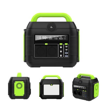 Portable Generator Lithium Battery Mobile Power Station mit Wechselstromanschluss 110V 220V 600W