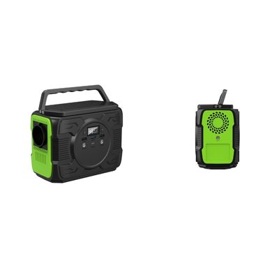 Balkonkraftwerk mit 1 und DC1 2 Ausgang 12V-16.8V/6A ternärer Lithiumbatterie
