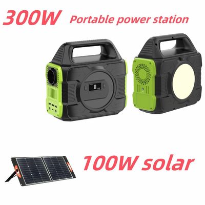 EU AC Socket Kompatibel mit allen 300W tragbaren Solarkraftwerken mit Lithium-RV-Batterie