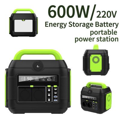 500W Multi-Funktion Portable Power Bank mit 600W Wechselstrom-Steckdose Optional und Verbrauch