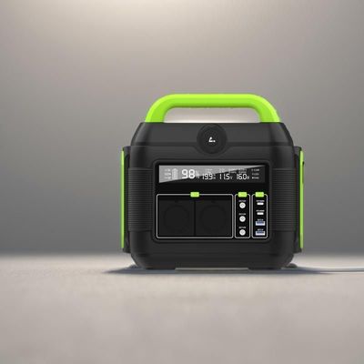 Liquid Crystal Display 600W Schnellladekraft Mini-Notfallgenerator mit EU-Ausgangssteckdose