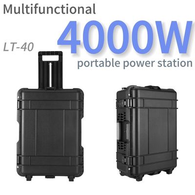 4000W LiFePO4-Laptop-Batterie und 3000W tragbare Kraftanlage für Ladezeit 6-7h