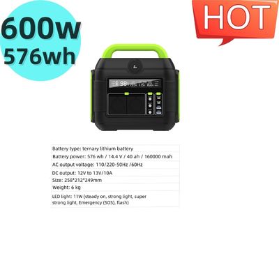 600 Watt leise tragbare Kraftstation Solargenerator für recycelbare S6 S6 Outdoor Camping