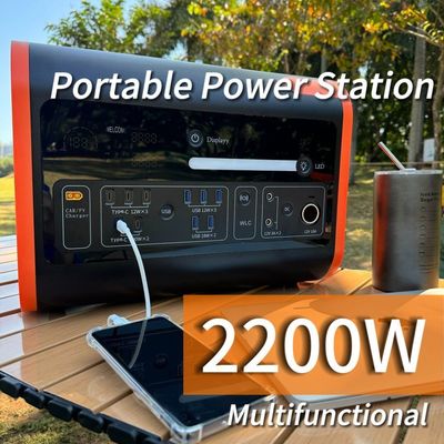 AC-Reine Sinuswellen-Ausgabe 2200W/2048wh/40ah Solargenerator Camping-Portable Power Station