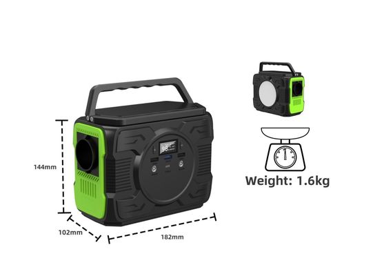 Mobilfunkstromversorgung für den Außenbereich mit Acoutput-Leistung 200 W und USB1/USB2 Export 5V/2.1A