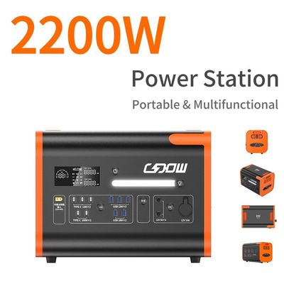 Überspannungsschutz 220V±5% 2500W Lithiumbatterie UPS Bank Generator für Heim-Außencamping
