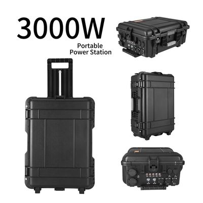 3000 Watt Notstromreserve Portable Power Station mit 48V62.5ah Batteriekapazität