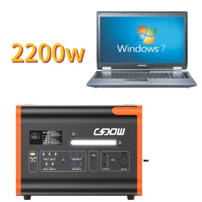 2048wh 2200W tragbare Solarenergie-Speicher-Kraftanlage mit reinem Sinuswellen-Inverter