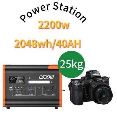 LiFePO4 2048wh Außenstromversorgung Solaranlage