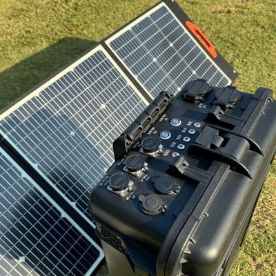 Zu Hause tragbare Solargenerator mit Wechselstrom 15A Max 4000 Watt Kraftwerk