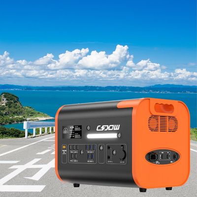 Anpassungsfähige schwarze LiFePO4 Lithium-Ionen-Batterie Portable Power Station mit LCD-Bildschirm