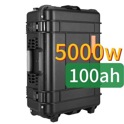 ABS-Legierung Schalenmaterial 5000W100ah Großkapazität Lithiumbatterie Solarkraftwerk