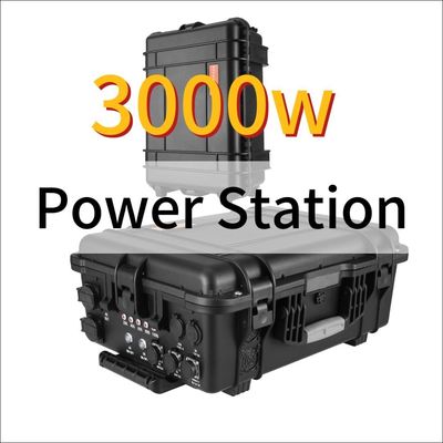 Alle Geräte Schwarz 3000W Notfall Portable Solar Drohnen Kraftwerk hohe Kapazität