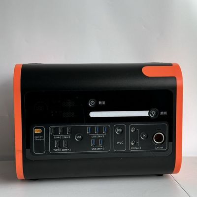 800 Watt Solar-Eingang Portable Mobile Power Station 200 Watt reine Sinuswellen-Inverter 2200 Watt Außen Notfall