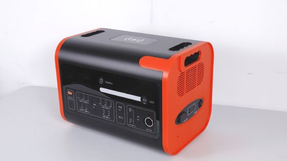2200W40ah Wireless Charging Solarenergie Speicher Kraftwerk in heißem Orange mit Schwarz