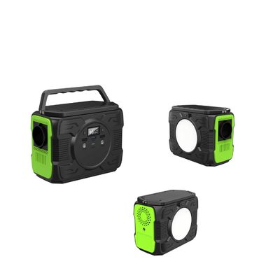 Portable Solar Power Station 200W mit LED-Licht AC Ausgangsleistung 5V-20V/2A Adapter Eingang