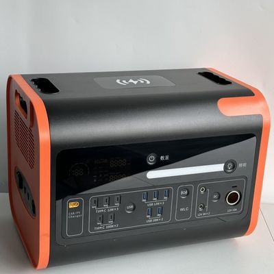Verkaufen Sie 2200W hohe Kapazität Lithium Batterie portable Kraftwerk für schnelles Laden