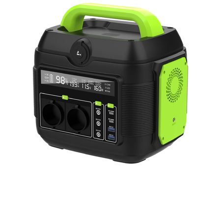 600 Watt Lithium-Ionen-Akku-Energieanlage mit LED-Beleuchtung und QC3.0-Ausgang