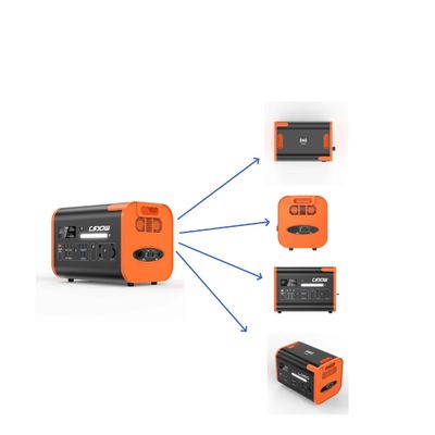 Portable Power Station 1500W/2200W/3000W UPS mit All-AC-Ausgangssteckdose in schwarz-orange