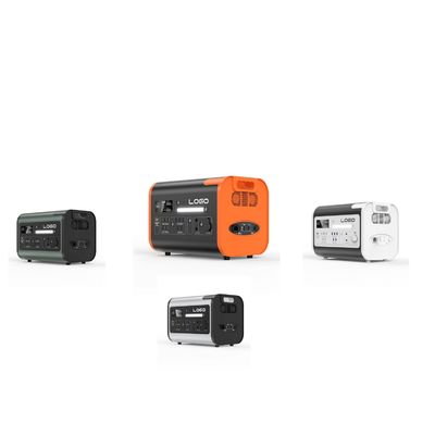 Portable Power Station 1500W/2200W/3000W UPS mit All-AC-Ausgangssteckdose in schwarz-orange