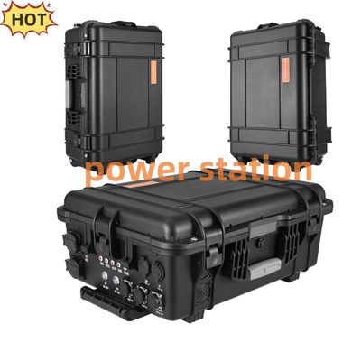 Schwarz Anpassungsfähige 3000W/4000W/5000W/6000W/7000W Outdoor-Fischerei-Portable Power Station