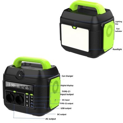 Direktes Camping im Freien Mobile Power Portable Power Station Ladezeit 5,5 - 7 Stunden