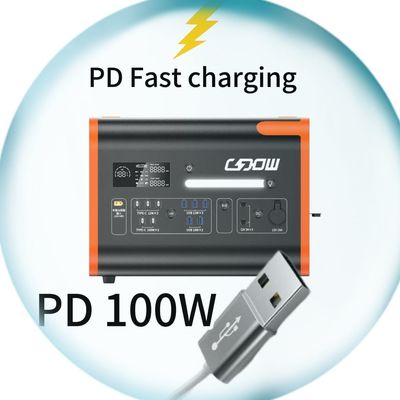 2200W AC DC C-Typ Batterie Sicherungsstrom Notfall-Portable Power Station anpassbar