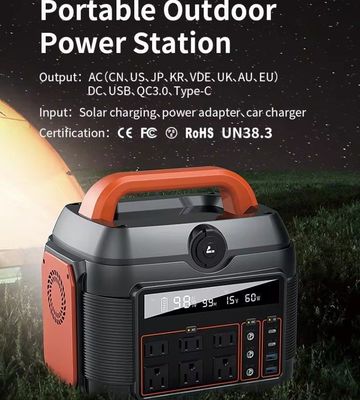 Familienlager im Freien 600 Watt Solarkraftwerk mit Batterie und Solarpanelladung