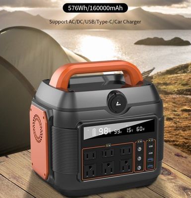 600W/576wh Notstromversorgungsanlage für die Stromversorgung im Freien und zu Hause