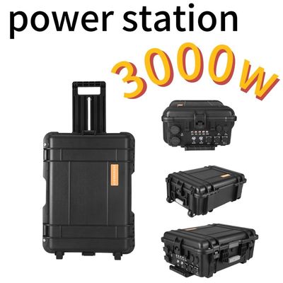 Fahrt 3000W/220V/110V/UPS Rein Sine LiFePO4 Backup Batterie Camping Portable Power Station