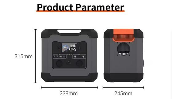 Portable 1500W/1344wh Solargenerator Portable Power Station für die Katastrophenvorsorge