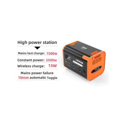3500 W Konstante Leistung AC/DC Ausgang Portable UPS für Heimenergie-Speicher