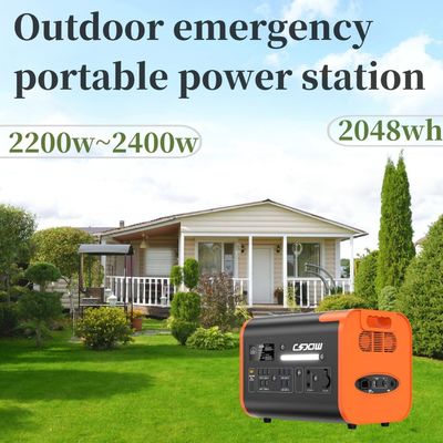 Energiespeicher Portable Power Station Wireless Charging 15W Konstante Leistung 3500W