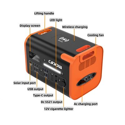 2200W 2048wh Solarkraftwerk/LiFePO4 Portable Mobile Power/Inverter reine Sinuswelle