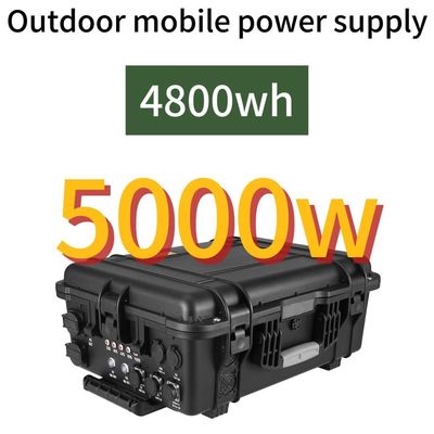 5000W/4800whlifepo4 Außen-Wiederaufladbare Solar- und Windkraftanlage zum Aufladen von Autos
