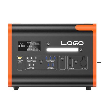 2200 Watt Solarkraftwerk mit sicheren und langlebigen Lithium-Eisenphosphat-Batteriespeicher