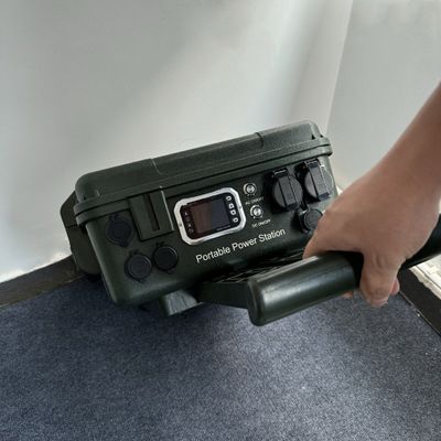 Leistungsausgabe 3000 Watt Solarenergie Speicher Kraftwerk mit tragbaren Zugstange Design