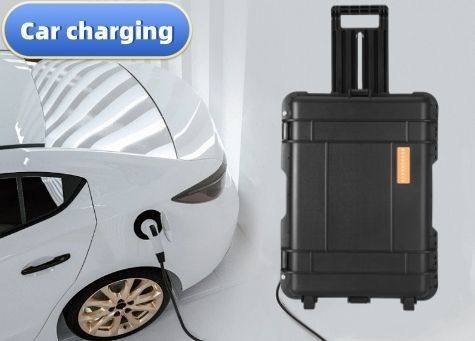 Paketgröße 77,00cm * 54,00cm * 32,00cm Portable Power Station LiFePO4 6993wh 7000W