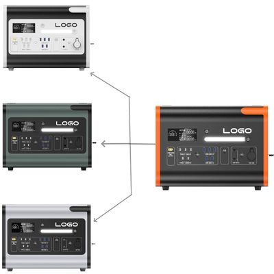 LiFePO4 Portable Power Station 40ah/2200W/2400W für das Laden in mehreren Szenen und Notfälle