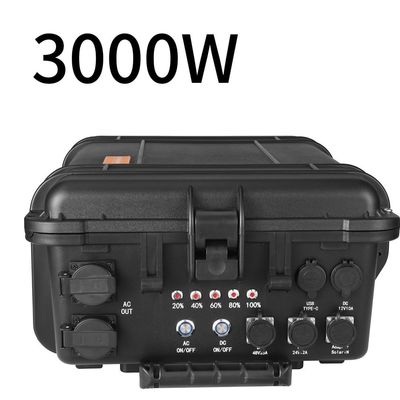 Trägerenergiegenerator 3000W/3000wh Kraftwerk für die Notstromversorgung im Freien