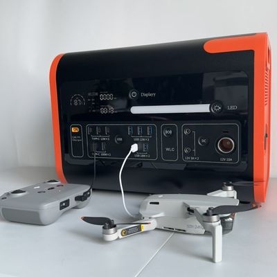 Restkapazität 80% 5%-95%Dod Wechselstrom-Ausgangskraftwerk für mobilen Generator vor Ort
