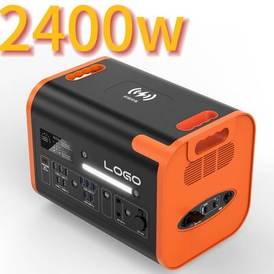 Außen-Adventure-Notfall-Stromversorgungsanlage mit 2400W Universal- und Solarladung