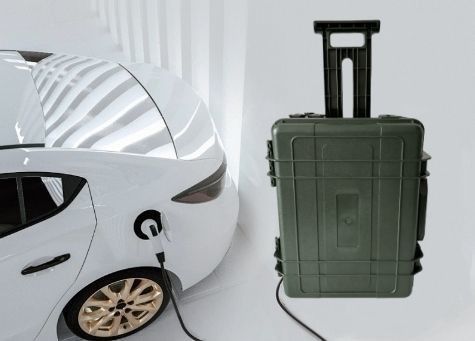 Außenarbeit Camping 3000 W Automatisches Feuerlöschgerät mit AC/DC/USB-Anschluss