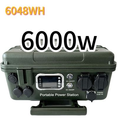RV Solar-Ladestation mit hoher Kapazität 6000W/6048wh mit ABS-Mittelfram
