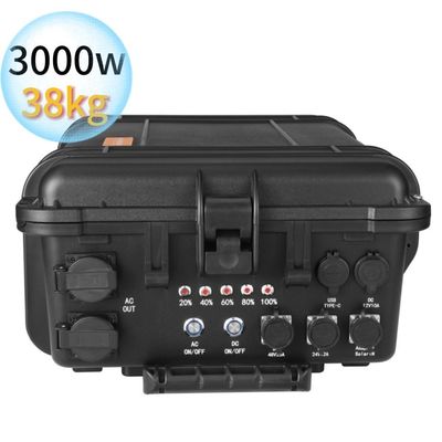 Schwarzes Supergroßes tragbares Kraftwerk 3kw/4kw/5kw/6kw/7kw Notstromspeicher