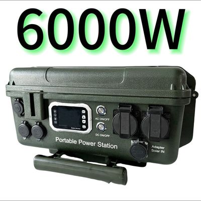 MPPT-Steuerung 6000W/6048wh Portable AC/DC Outdoor Mobile Power Station für Produkte