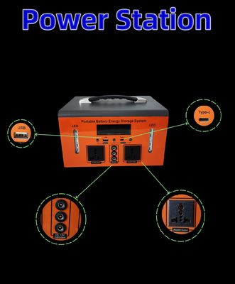 Notstands-Solargenerator 500W Kraftwerk mit DC-Adapter für Eingangsspannung